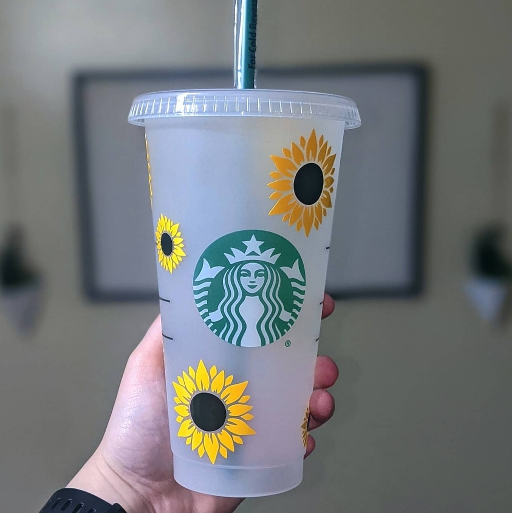 sunflower starbucks tumbler - Picture 1 of 5
